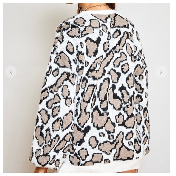 Fashion Fabulous Soft Animal Print Sweater - Picture 3 of 5